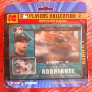 2000 KODAK Alex Rodruguez Motion Card MARINERS Champs Exclusive players Coll.